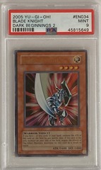 Blade Knight - DB2-EN034 - Ultra Rare - Unlimited Edition - PSA 9